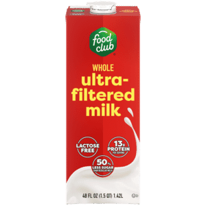 Food Club Whole Ultra Filtered Milk 48 fl oz