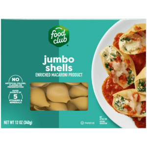 Food Club Jumbo Shells 12 oz