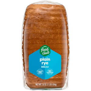 Food Club Plain Rye Bread 16 oz