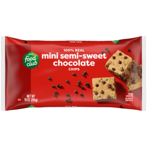Food Club Semi-Sweet Mini Chocolate Chips 10 oz