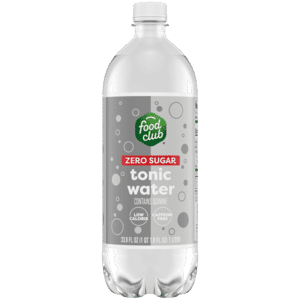 Food Club Zero Sugar Tonic Water 33.8 fl oz
