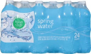 Food Club Spring Water 24 ea