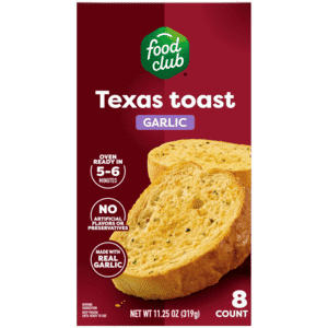 Food Club Garlic Texas Toast 8 Each