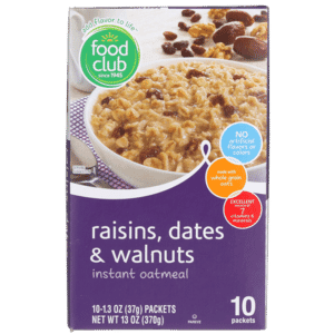 Raisins  Dates & Walnuts Instant Oatmeal