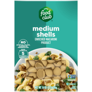 Food Club Medium Shells 16 oz