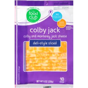 Colby Jack Colby And Monterey Jack Deli-Style Sliced Cheese