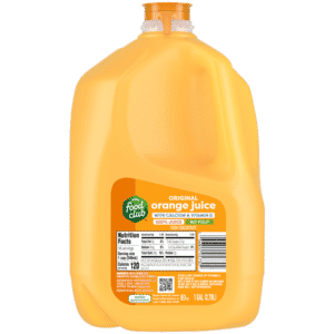 Food Club Original Orange Juice 1 gal