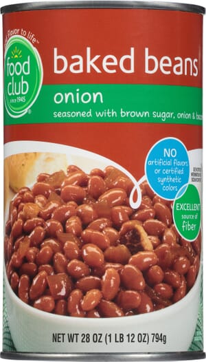 Food Club Baked Beans 28 oz