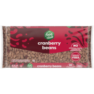 Food Club Cranberry Beans 16 oz