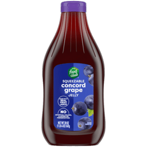 Food Club Squeezable Concord Grape Jelly 20 oz