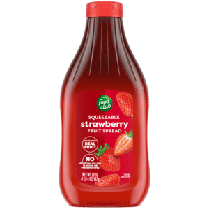 Food Club Squeezable Strawberry Fruit Spread 20 oz