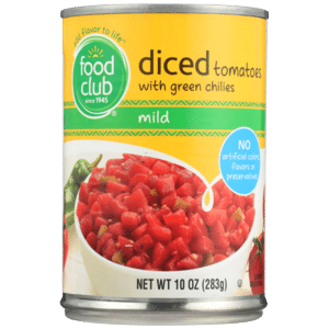 Mild Diced Tomatoes With Green Chilies