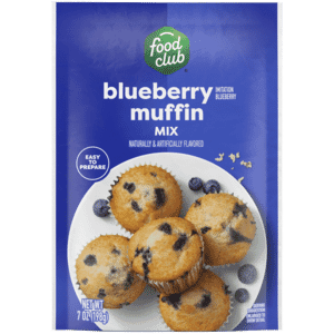 Food Club Blueberry Muffin Mix 7 oz