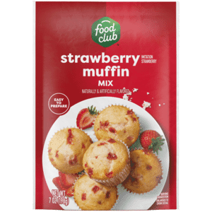 Food Club Strawberry Muffin Mix 7 oz