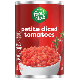 Food Club Petite Diced Tomatoes 14.5 oz