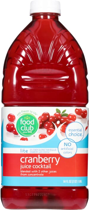 Food Club Lite Cranberry Juice Cocktail 64 fl oz