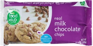 Food Club Real Milk Chocolate Chips 11.5 oz