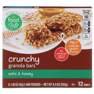 Oats & Honey Crunchy Granola Bars
