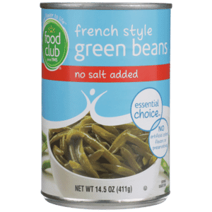 No Salt Added French Style Green Beans