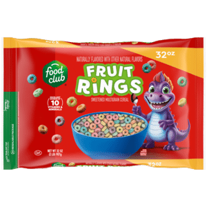 Food Club Fruit Rings Cereal 32 oz