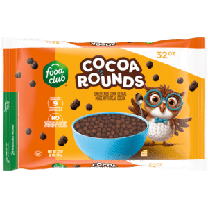Food Club Cocoa Rounds Cereal 32 oz