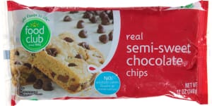 Food Club Semi-Sweet Chocolate Chips 12 oz