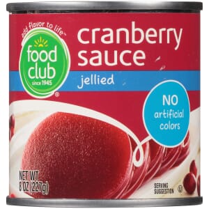 Jellied Cranberry Sauce