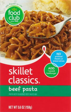 Food Club Beef Pasta Skillet Classics 5.6 oz