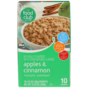 Apples & Cinnamon Instant Oatmeal