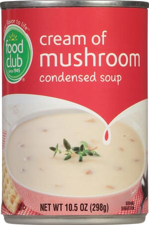 Food Club Condensed Cream of Mushroom Soup 10.5 oz