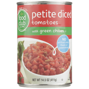 Petite Diced Tomatoes With Green Chilies