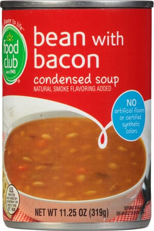 Food Club Bean With Bacon Condensed Soup 11.25 oz