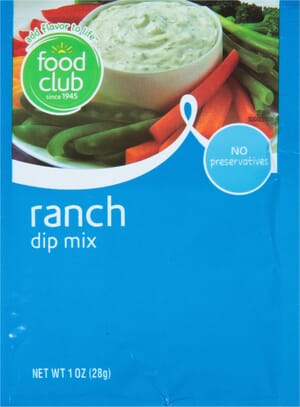 Food Club Ranch Dip Mix 1 oz