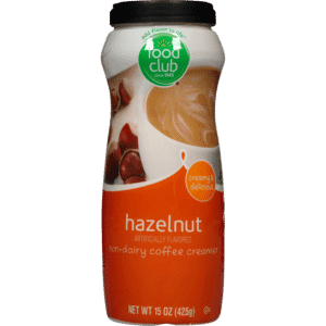 Food Club Non-Dairy Hazelnut Coffee Creamer 15 oz