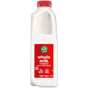 Food Club Whole Milk 1 qt