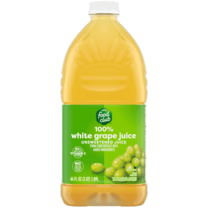 Food Club Unsweetened White Grape Juice 64 fl oz