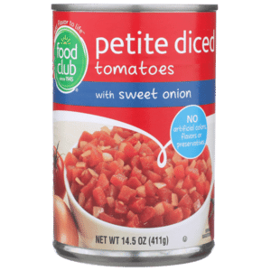 Petite Diced Tomatoes With Sweet Onion