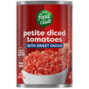 Food Club Petite Diced Tomatoes with Sweet Onion 14.5 oz