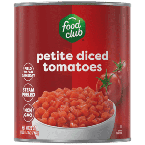 Food Club Petite Diced Tomatoes 28 oz
