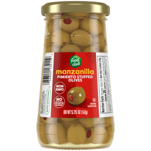 Food Club Manzanilla Pimiento Stuffed Olives 5.75 oz