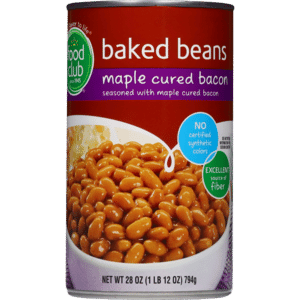 Food Club Maple Cured Bacon Baked Beans 28 oz