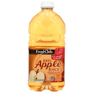 100% Apple Juice Not From Concentrate With Added Ingredient