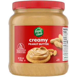 Food Club Creamy Peanut Butter 4 lb