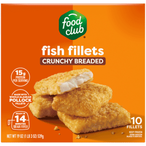 Food Club Crunchy Breaded Fish Fillets 10 Each