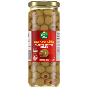 Food Club Manzanilla Pimiento Stuffed Olives 13 oz