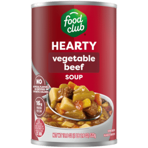 Food Club Hearty Vegetable Beef Soup 18.8 oz