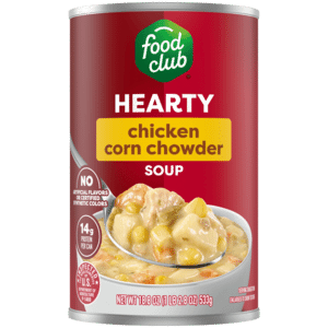 Food Club Hearty Chicken Corn Chowder Soup 18.8 oz