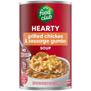 Food Club Hearty Grilled Chicken & Sausage Gumbo Soup 18.8 oz