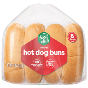 Food Club Enriched Hot Dog Buns 8 ea