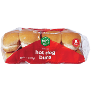 Food Club Enriched Hot Dog Buns 8 Each